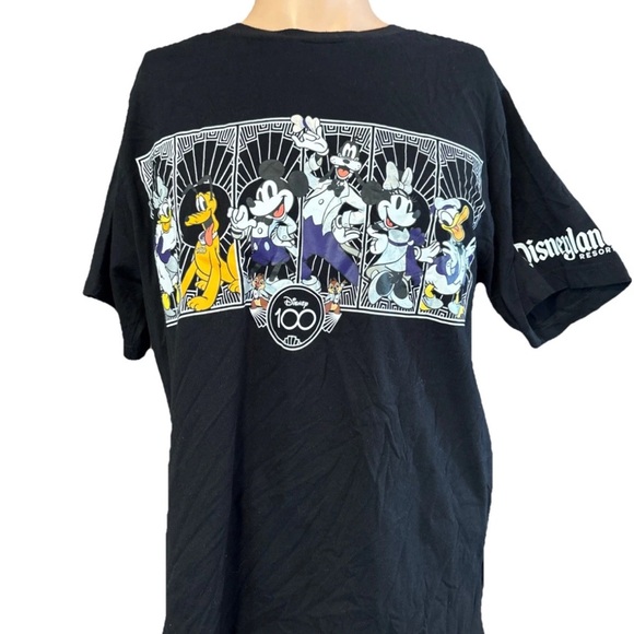 Walt Disney World Parks Disney 100th Anniversary Mickey Mouse T-Shirt Size Large - Picture 1 of 10